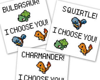 I Choose You! Trio - Pokemon Cross Stitch Pattern