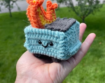 Dumpster Fire, Funny Office Gift, Handmade Gag Gift, Stress Relief Toy, Boss Gift, Desk Decor, Coworker Gift, Office Humour