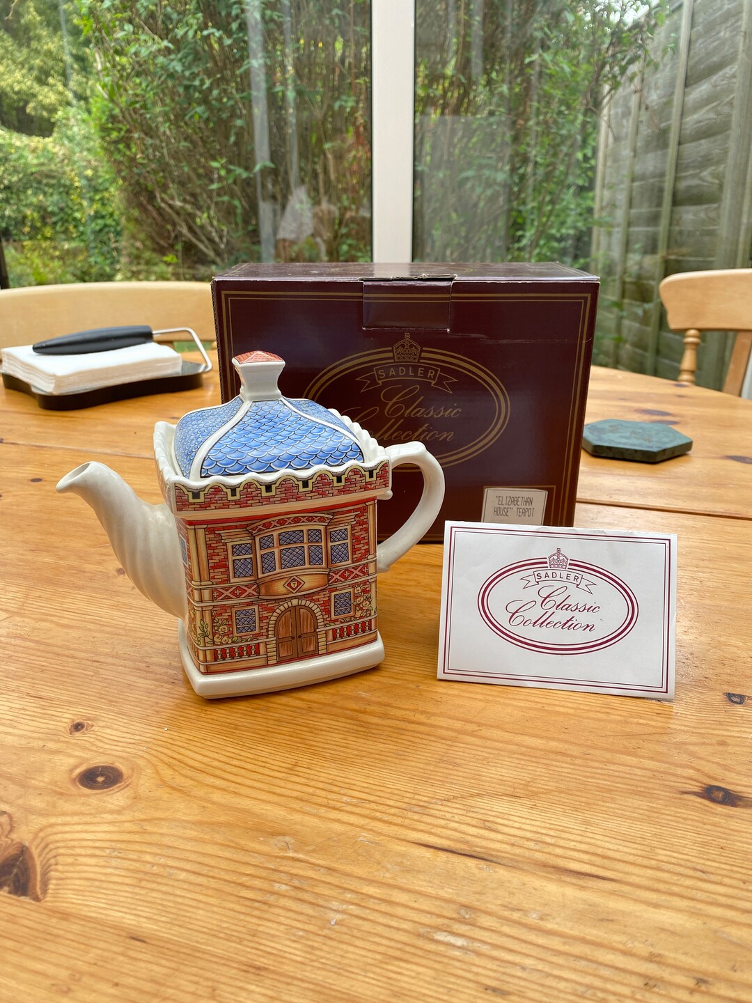 Vintage Sadler Elizabethan House Collectable Teapot From 1990s Etsy