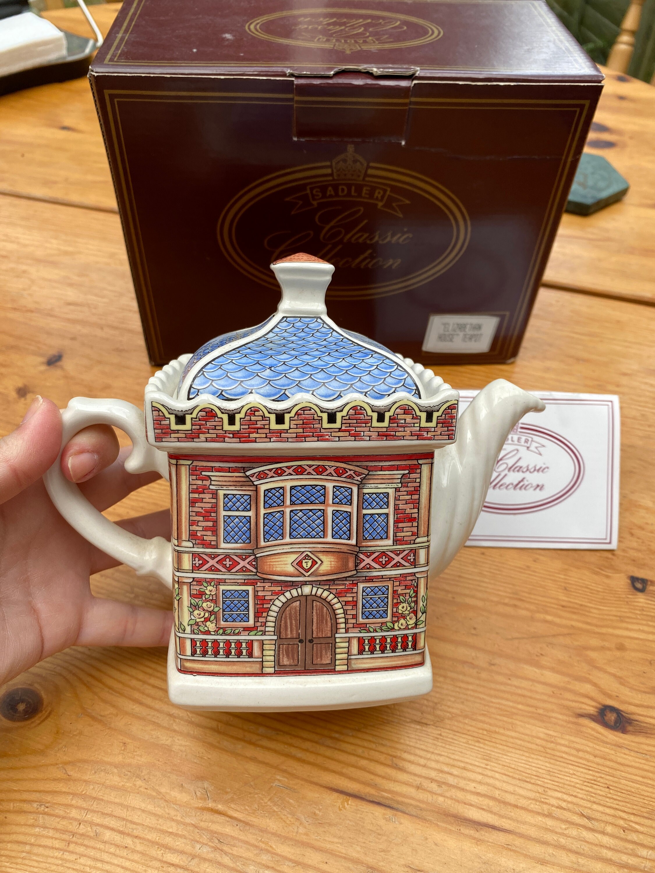 Vintage Sadler Elizabethan House Collectable Teapot From 1990s Etsy
