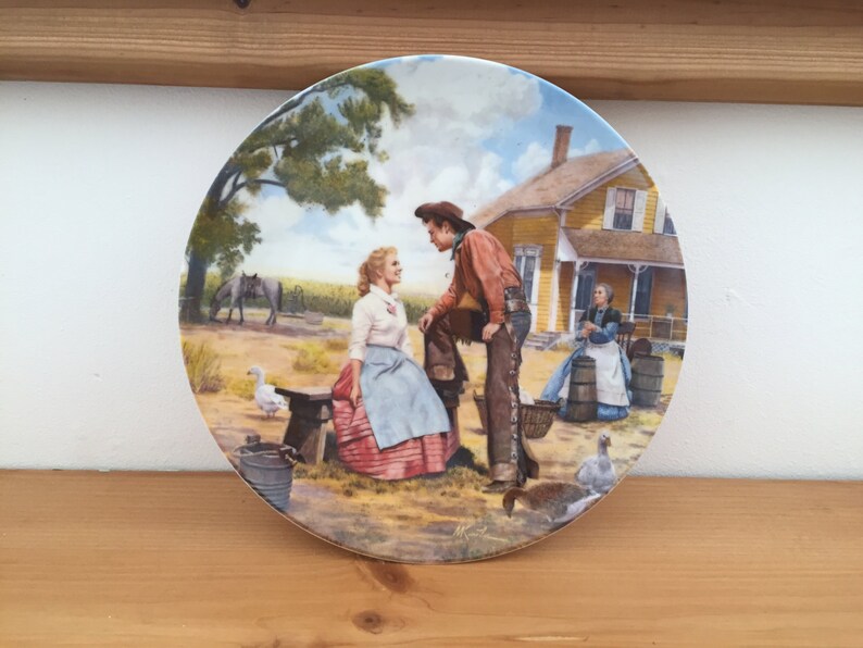 Knowles 1985 Vintage Collectors Plate Oh What A Beautiful Mornin' by Mort Kunstler image 1