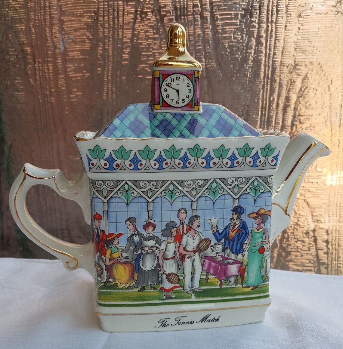 Vintage Sadler the Tennis Match Teapot From 1980s Etsy