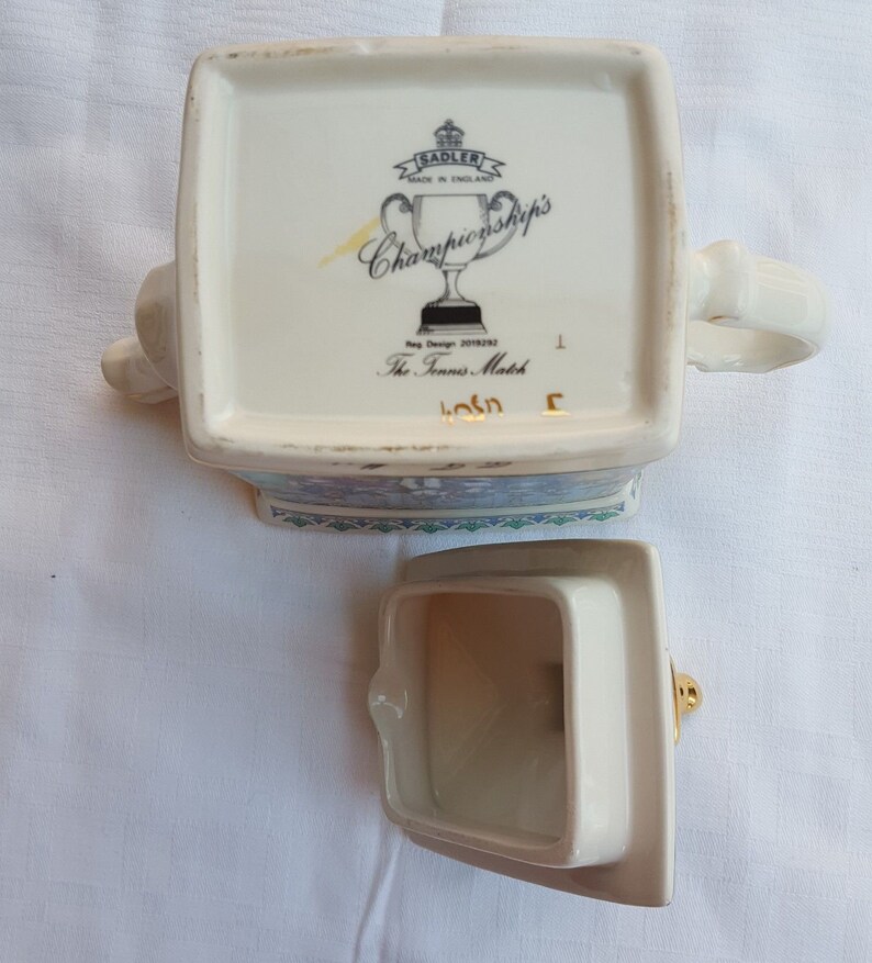 Vintage Sadler the Tennis Match Teapot From 1980s Etsy Hong Kong