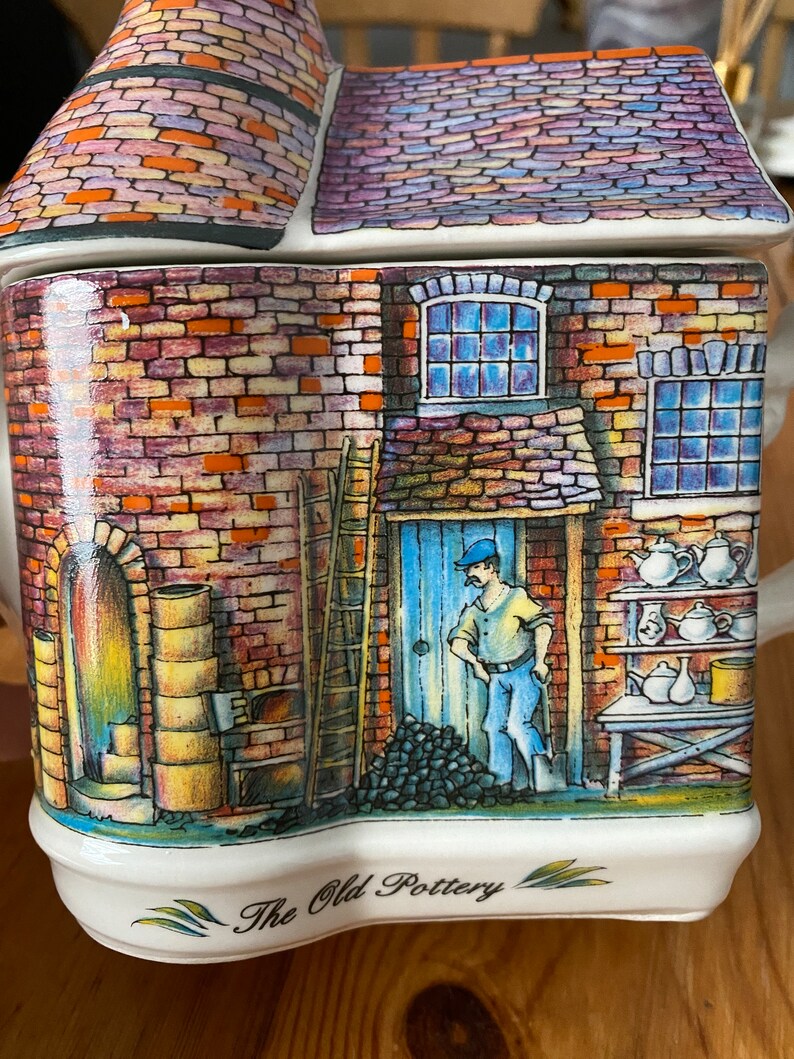 Vintage Sadler the Old Pottery Teapot From 1990s Etsy