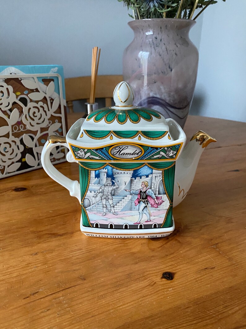 Vintage Sadler Shakespeare's Hamlet Novelty Teapot From Etsy