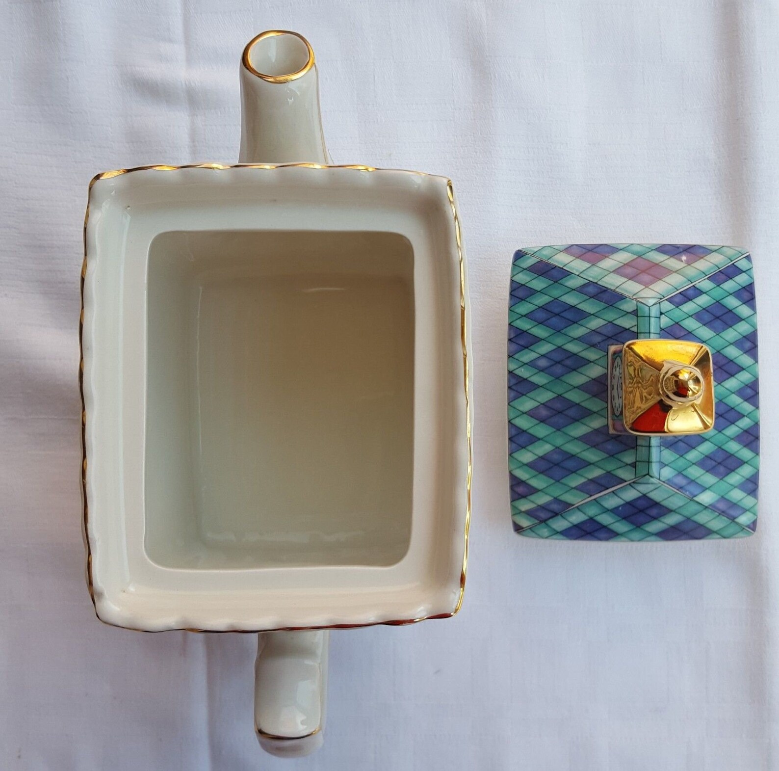 Vintage Sadler the Tennis Match Teapot From 1980s Etsy