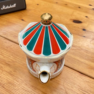 Vintage Sadler Edwardian Entertainments Circus Teapot from 1980s with Correct Colour Lid image 7