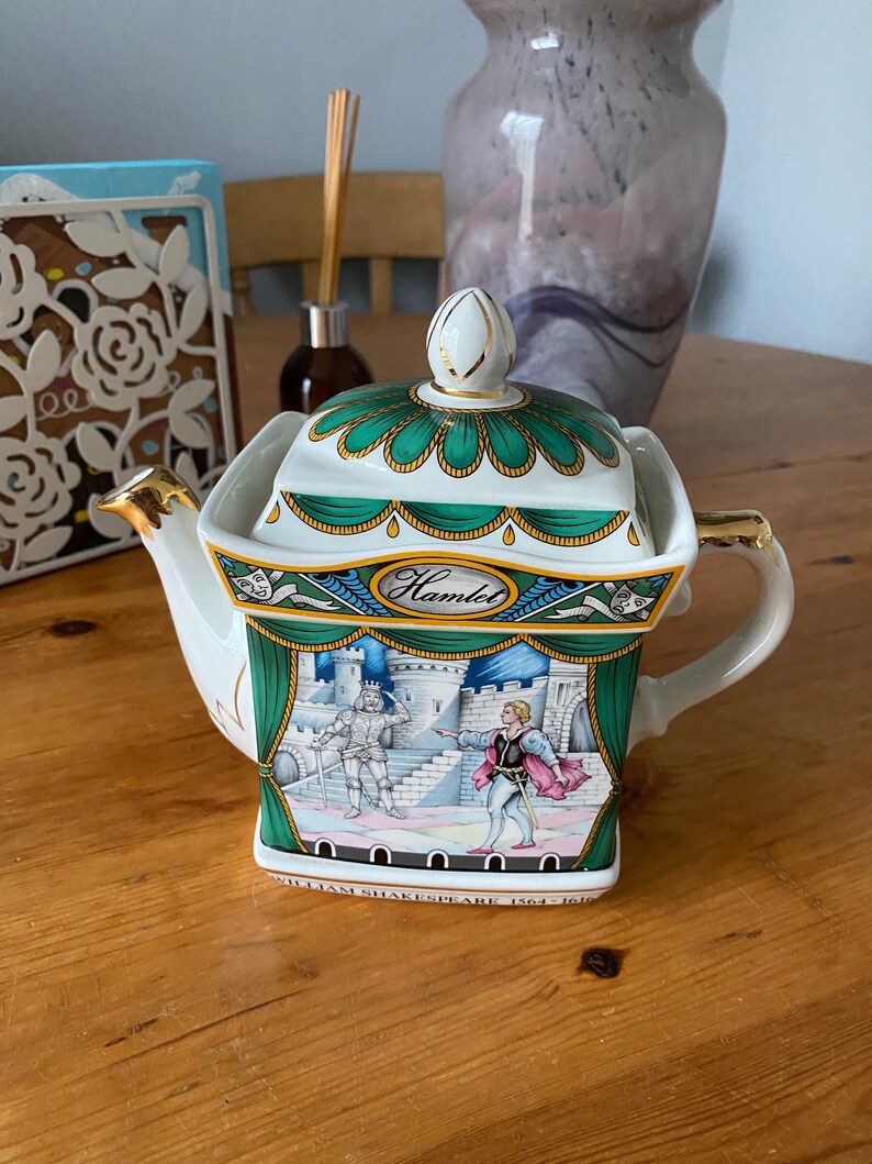 Vintage Sadler Shakespeare's Hamlet Novelty Teapot From Etsy