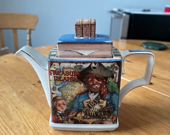 Vintage Sadler Classic Stories - Treasure Island Teapot from 1980s