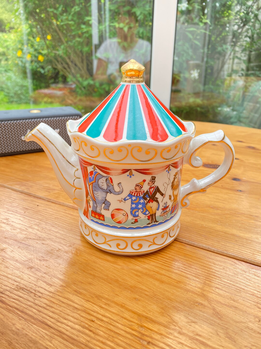 Vintage Sadler Edwardian Entertainments Circus Teapot From 1980s With Correct Colour Lid Etsy