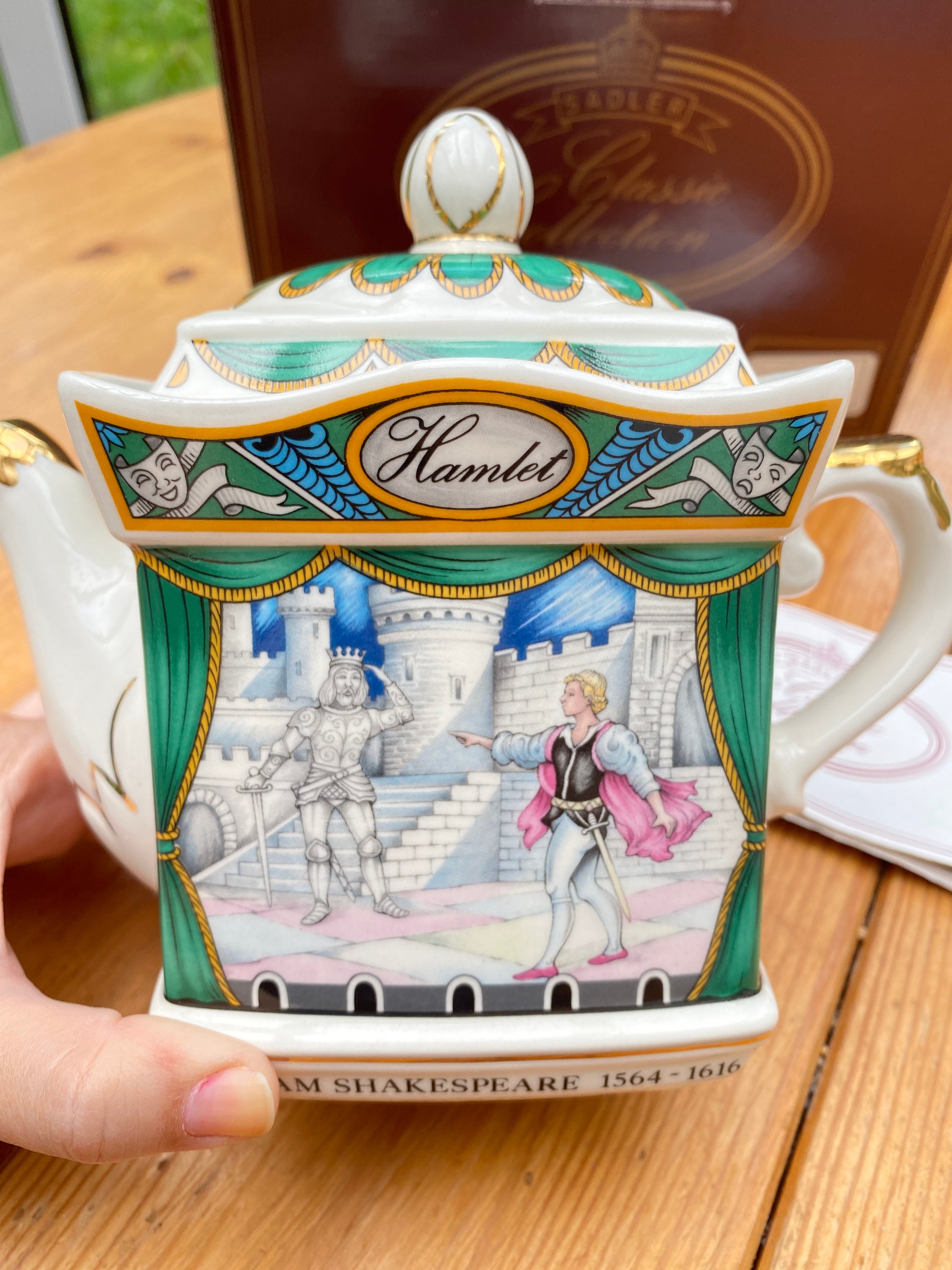 Vintage Sadler Shakespeare's Hamlet Novelty Teapot From Etsy