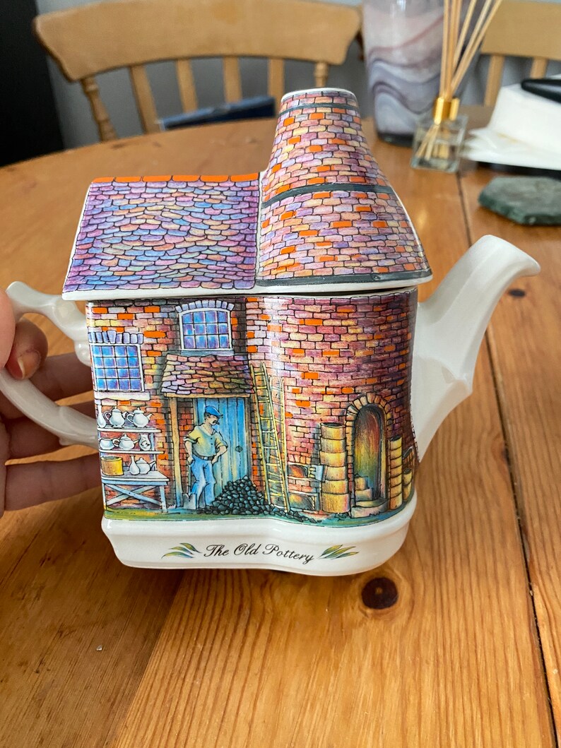 Vintage Sadler the Old Pottery Teapot From 1990s Etsy