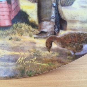 Knowles 1985 Vintage Collectors Plate Oh What A Beautiful Mornin' by Mort Kunstler image 4