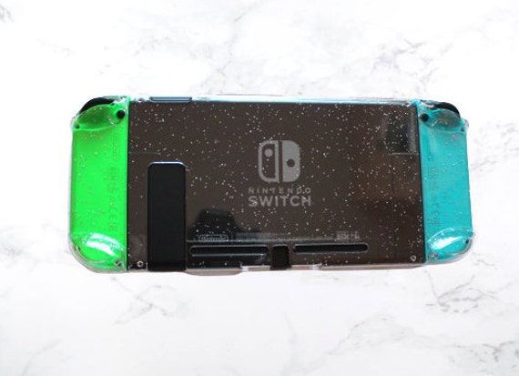 Clear glitter best sale nintendo switch case