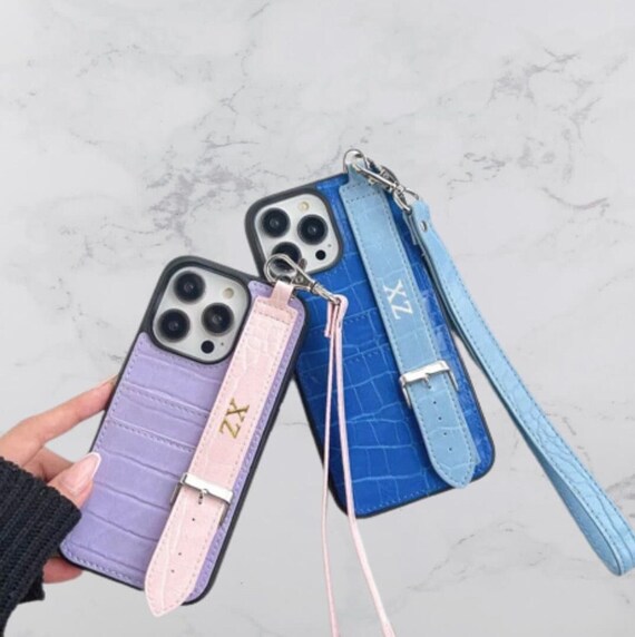 パーソナライズされたiPhoneケース、ストラップ付き、iPhone 15 Pro 14