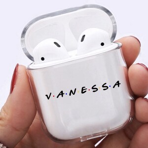 Custom Name Ombré Friends AirPod 4 Case | Personalized Name Initials Coloured Gradient AirPod Pro 2 Case | Apple AirPod 3 Holder Gift image 7