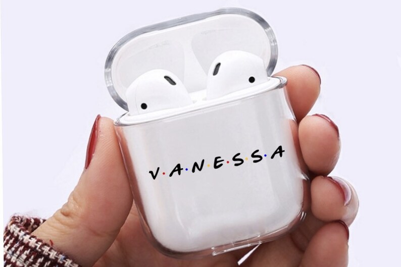 Custom Name Ombré Friends AirPod 4 Case | Personalized Name Initials Coloured Gradient AirPod Pro 2 Case | Apple AirPod 3 Holder Gift image 7