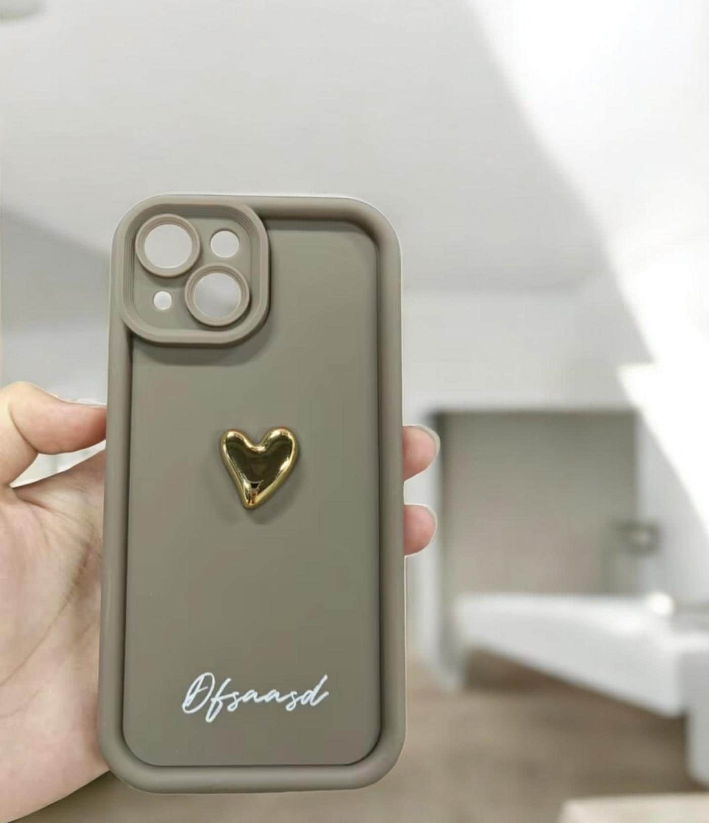 iPhone Case With Gold Heart - Etsy