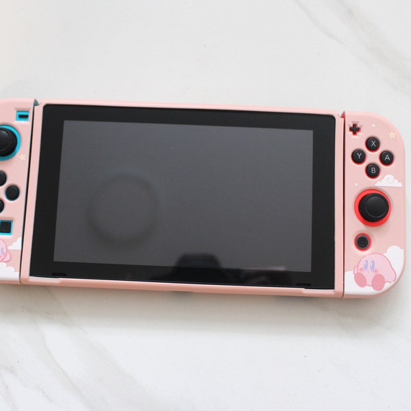 Cute Kawaii Cartoon Dream Star Switch Soft Snap On Case | Cute Switch Joy-Con Protective Cover | Japanese Switch OLED Shell Case