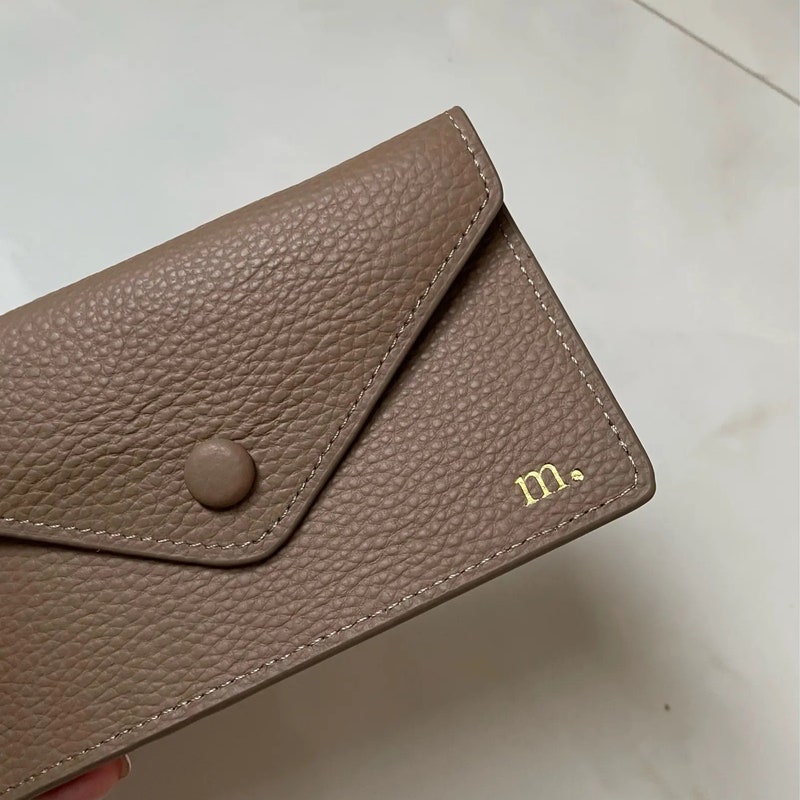 Embossed Leather Card Holder - Etsy