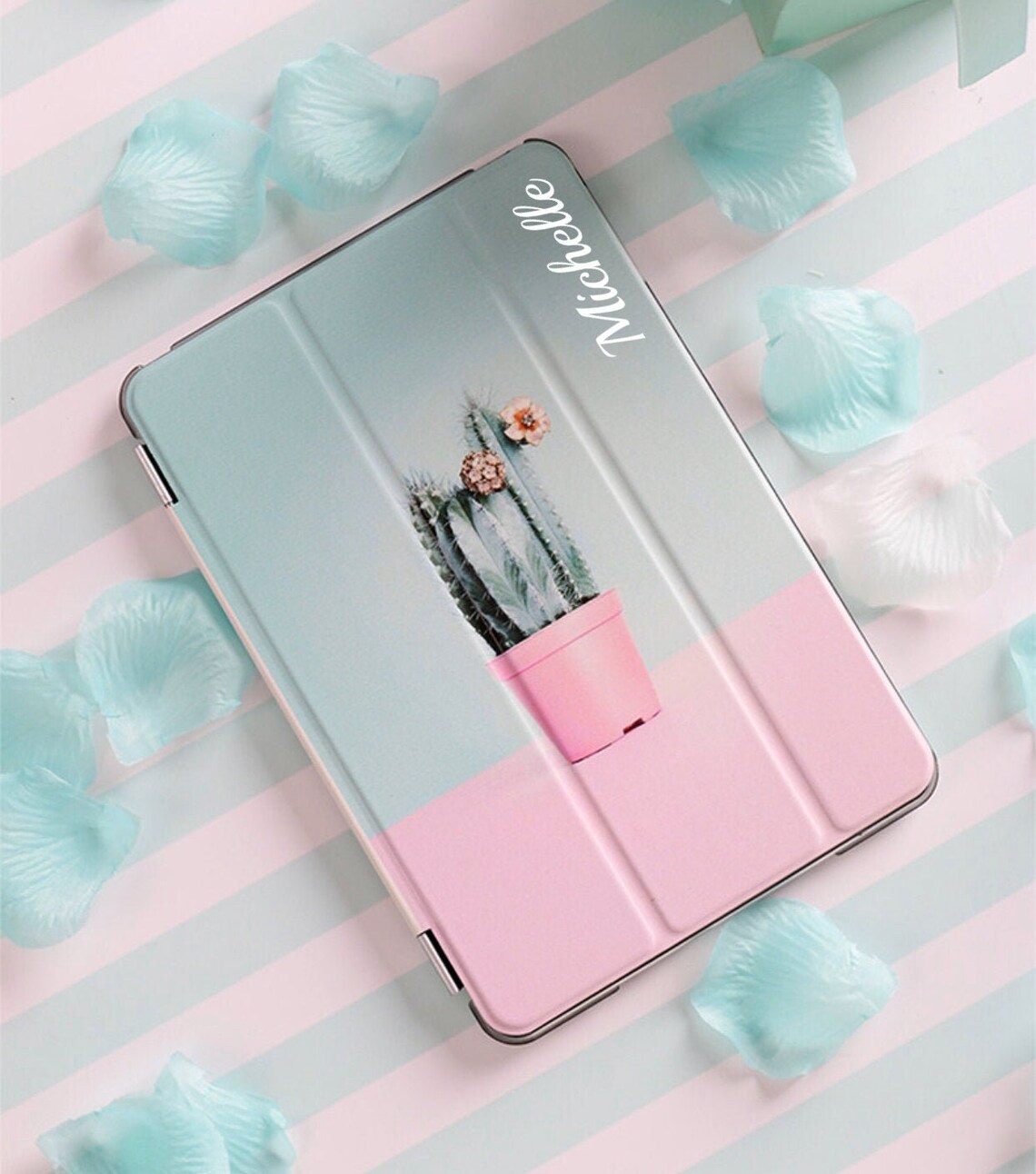 Custom iPad Case Cute Cactus Pastel Pink iPad Pro 11 2020 ipad Etsy