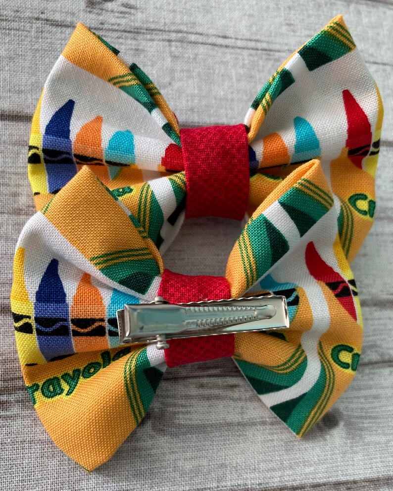 2 Pigtails Hair Clips Toddler Hair Bow Hair Accessories Etsy