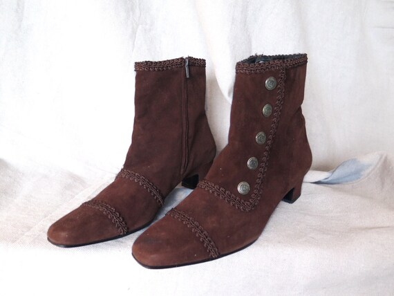 Karl lagerfeld suede clearance boots
