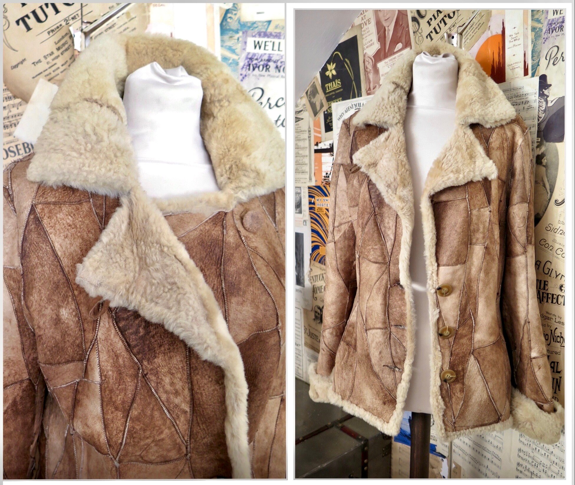 ジャケット・アウター Y2K LEATHER POCKET SHEEP SKIN JACKET M Y2K LEATHER POCKET SHEEP SKIN JACKET M