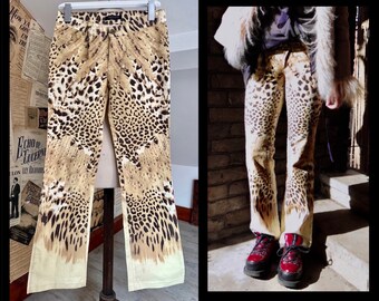 パンツ Roberto Cavalli MORAY EEL PRINT PANTS (QKT210_SZF4905558) Roberto Cavalli Moray Eel Print Pants | italist