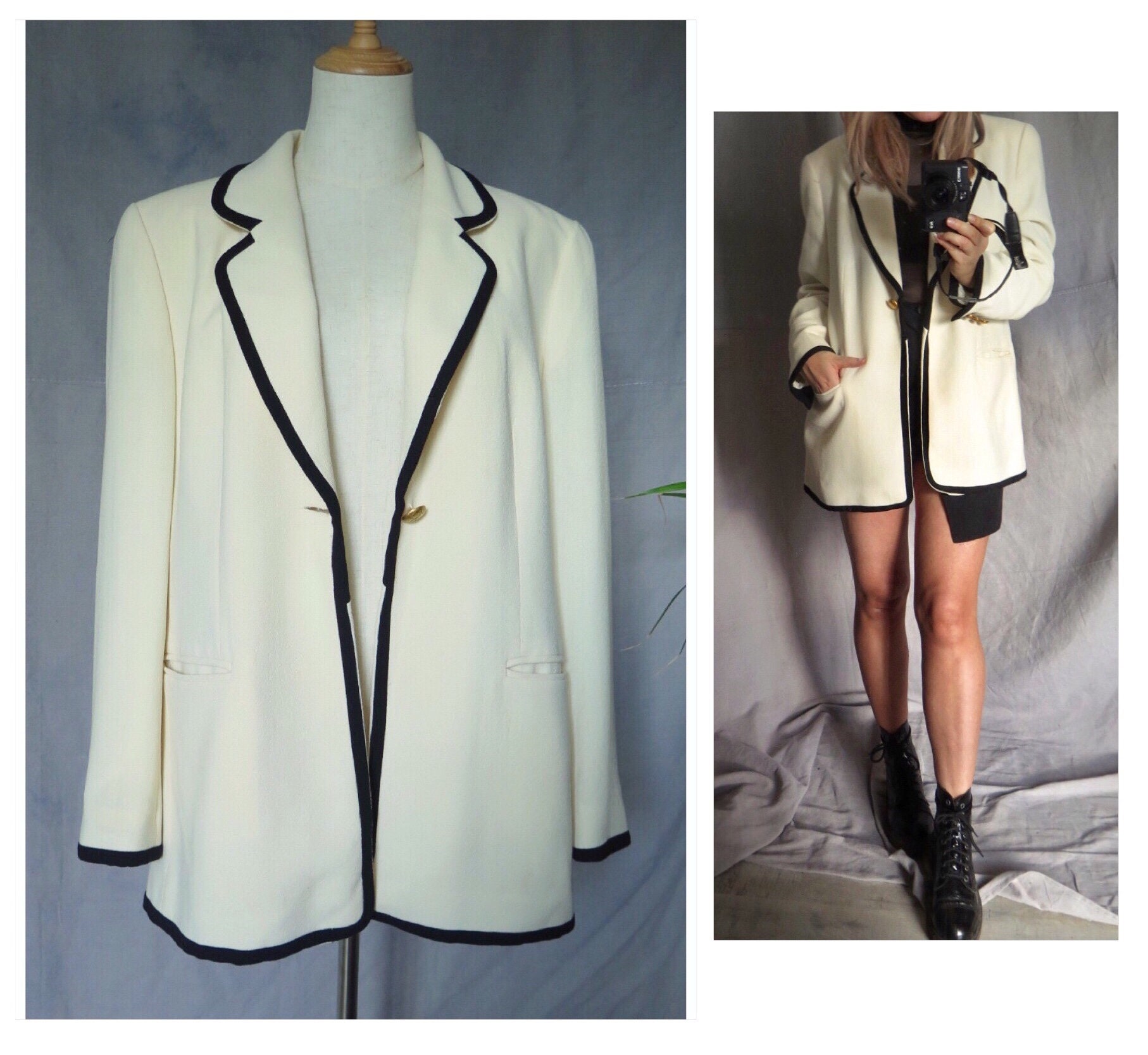 Wool suit jacket Louis Feraud Grey size 40 FR in Wool - 31270065