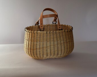 White wicker summer bag for her