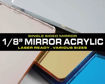 MIRROR (3mm) ACRYLIC - laserable