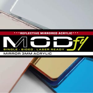 ACRYLIC (3mm) MIRROR - laserable