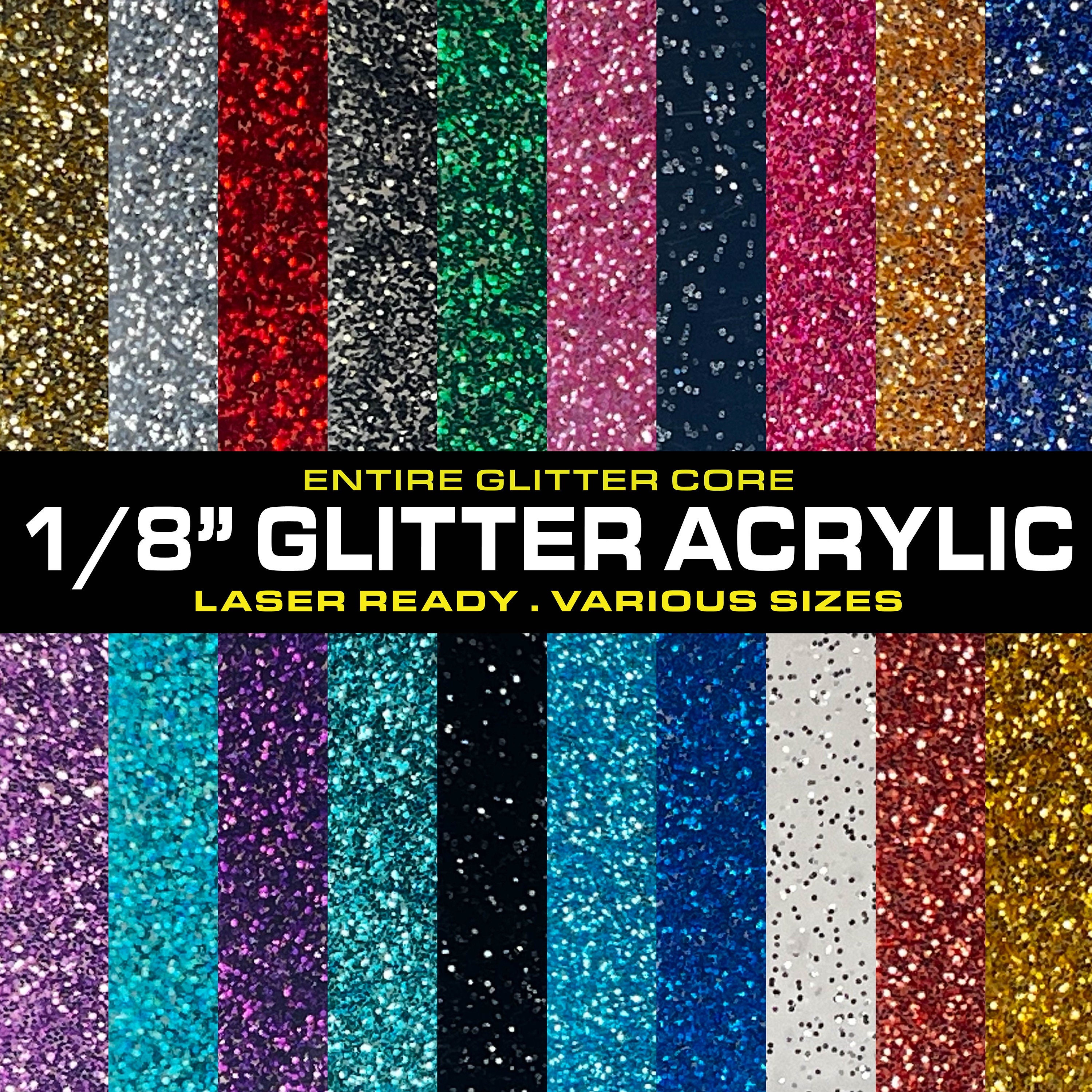 GLITTER (3mm) ACRYLIC