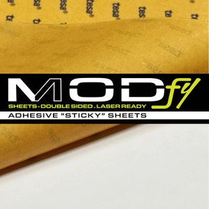 ADHESIVE (STICKY) SHEETS - laserable