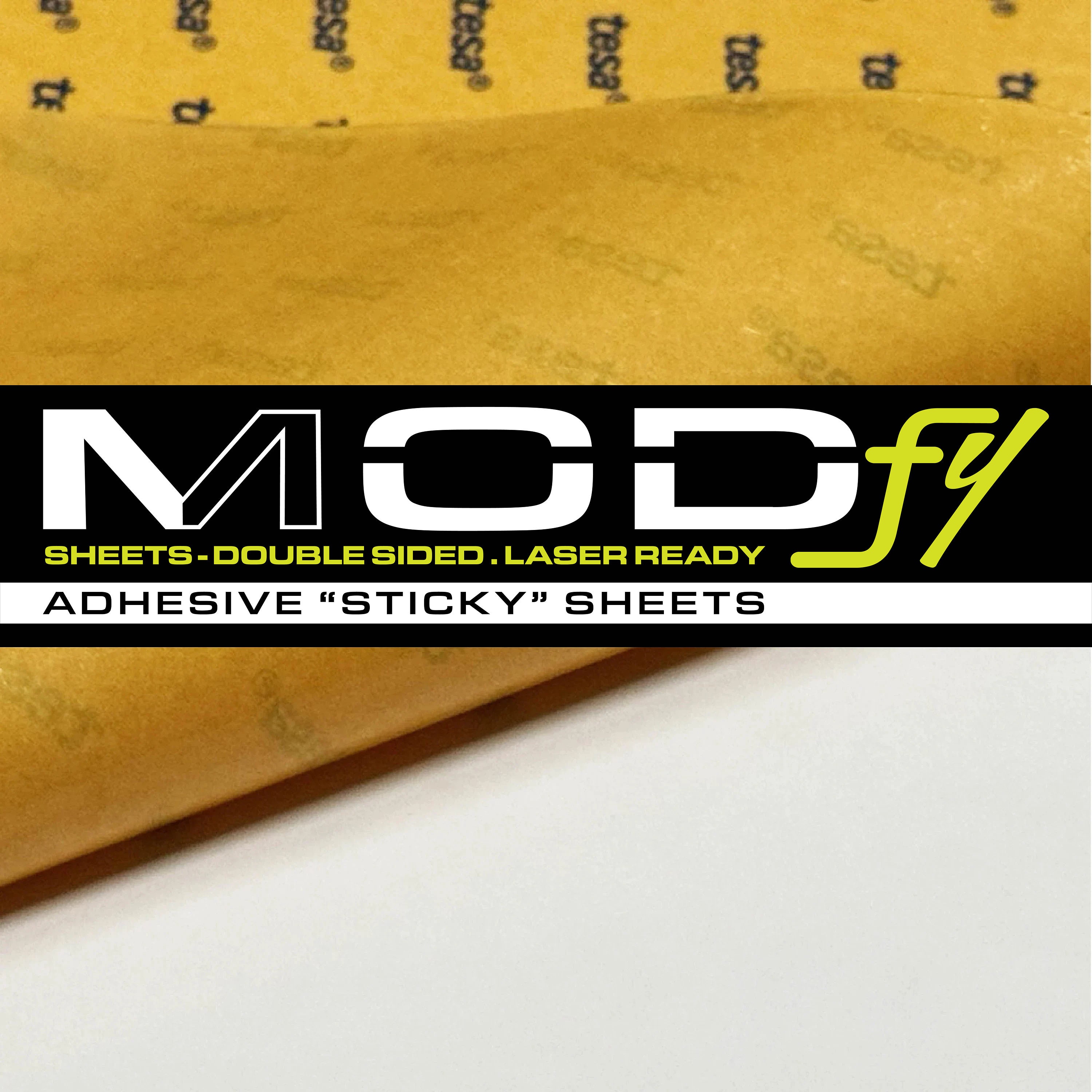 ADHESIVE (STICKY) SHEETS - laserable