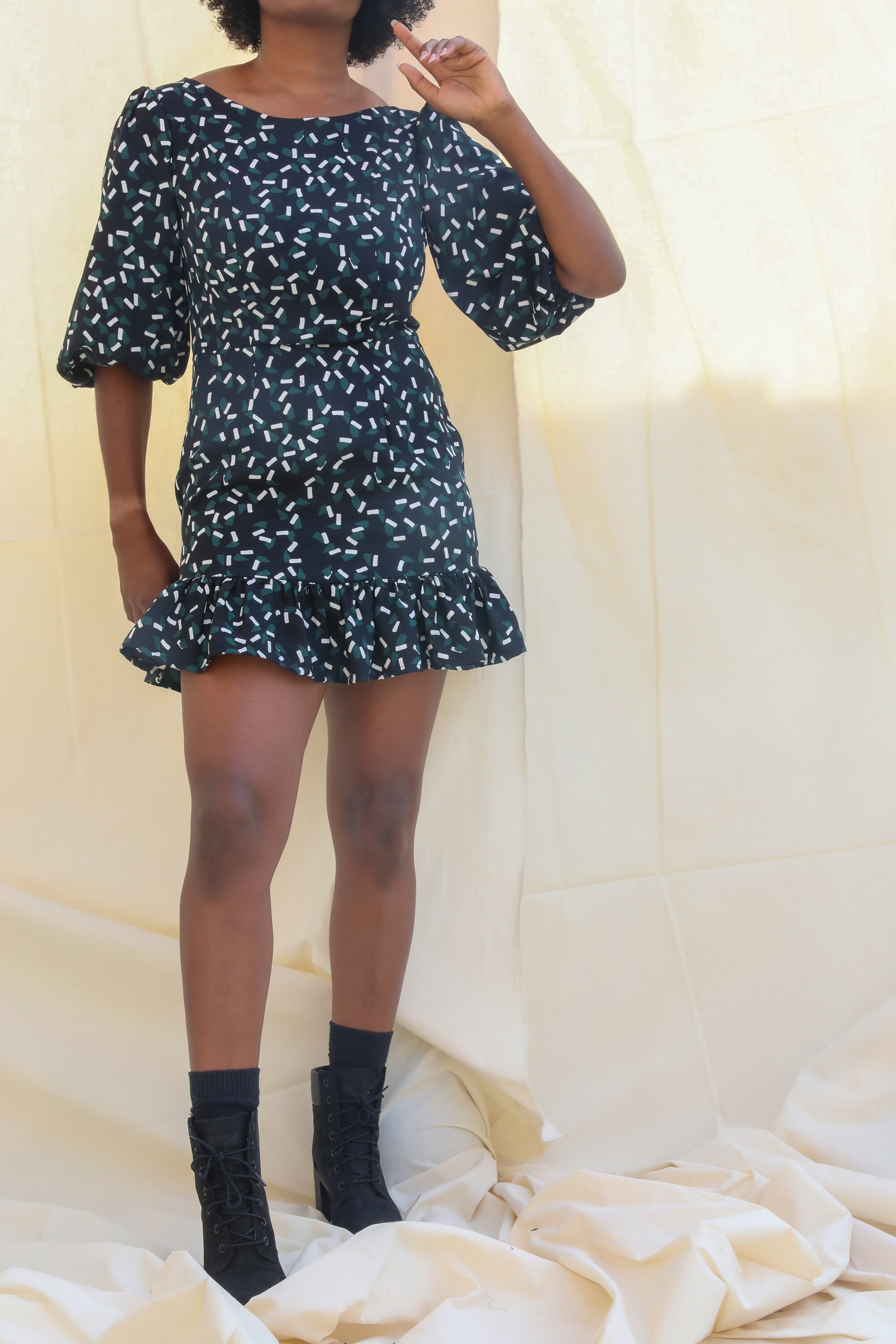 Women's Backless Dress PDF Sewing Pattern Catarina Dress Size UK 4-16 ...