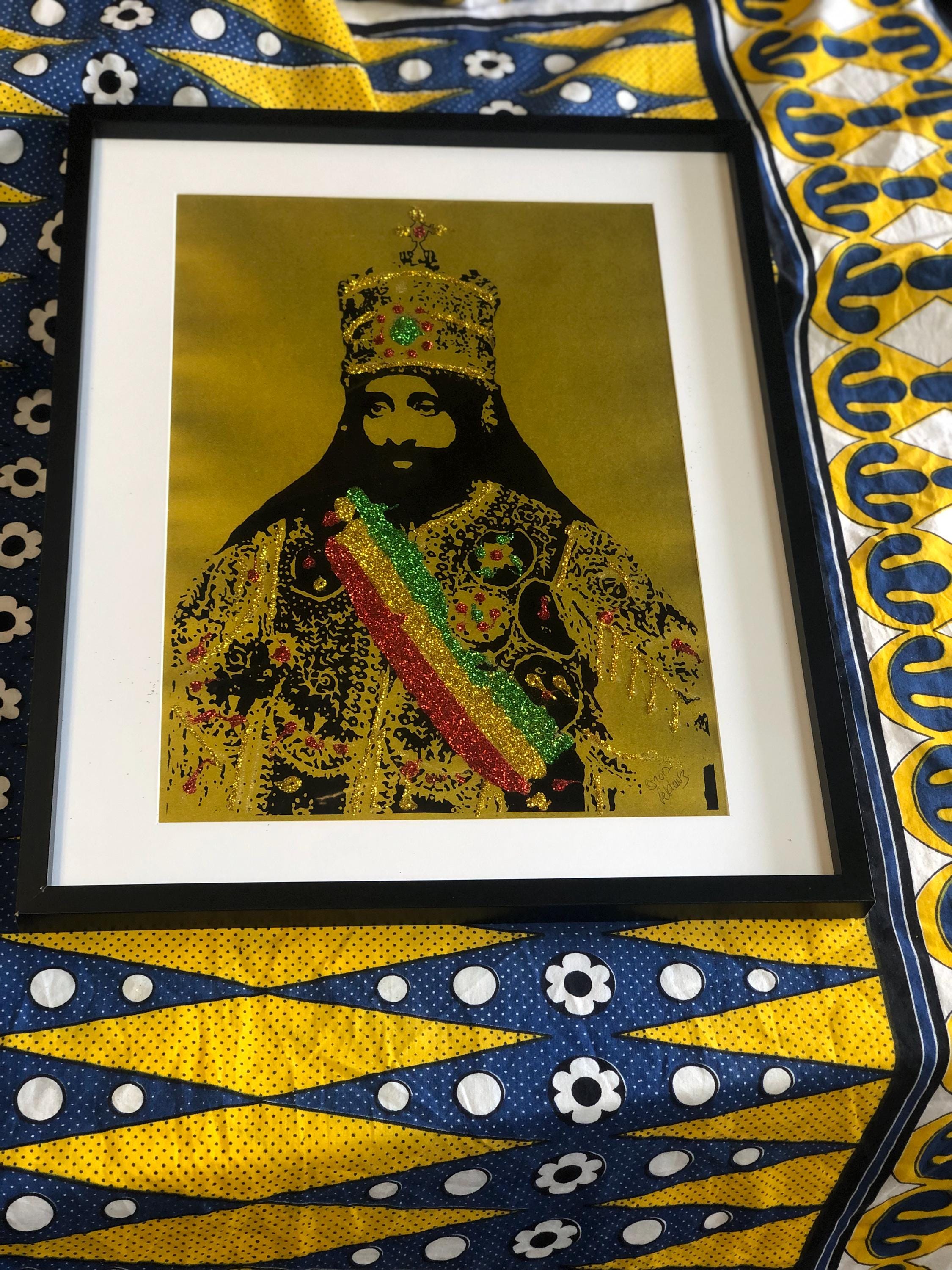 Haile selassie poster - Etsy 日本