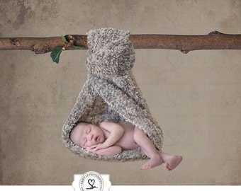 Newborn Digital Backdrop - Rustic Hanging Tree Branch Background Composite