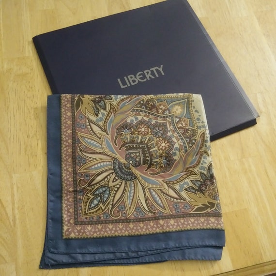 Liberty Scarf, Vintage Liberty Scarf, Paisley Libe