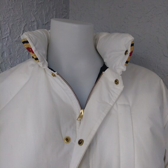 Vintage Ralph Lauren White Winter Coat - puffy do… - image 8