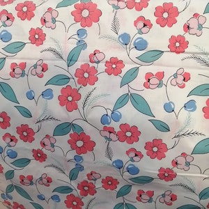Tissu imprimé fleurs, petit-déjeuner, imprimé floral