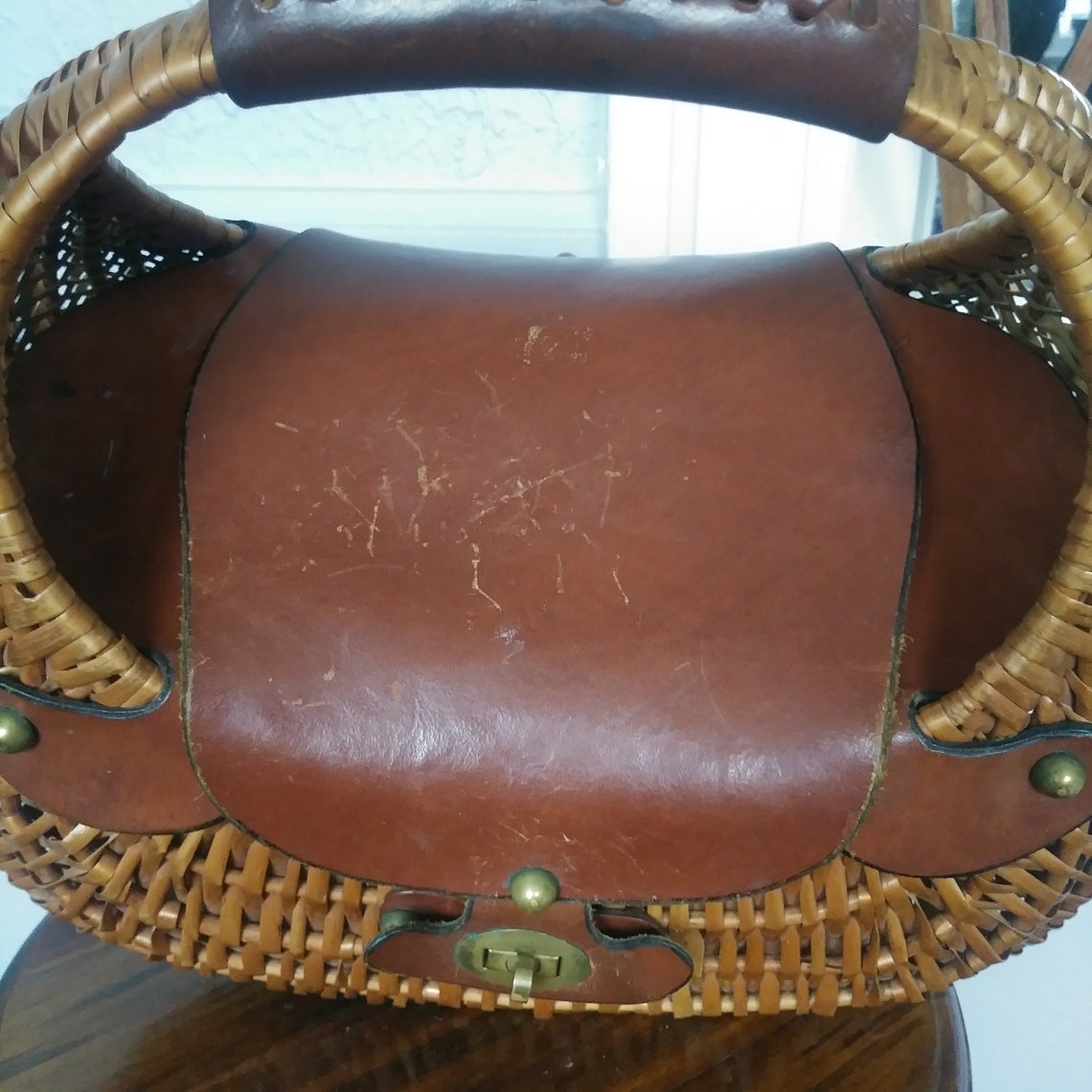 Vintage Rattan Wicker Handbag Made in Italy Suburbia USA ...