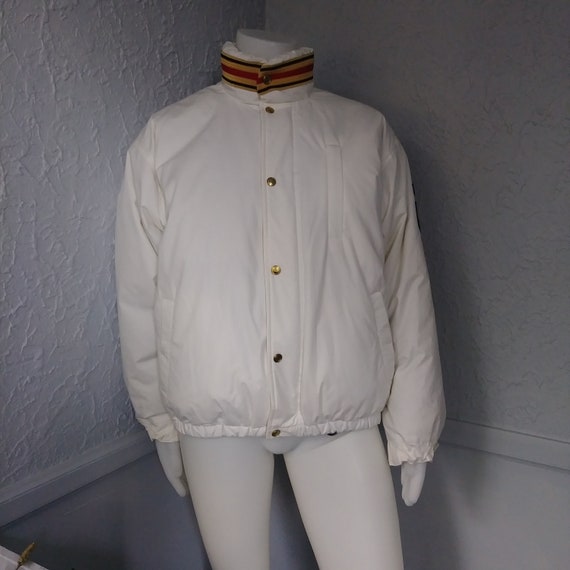 Vintage Ralph Lauren White Winter Coat - puffy do… - image 9
