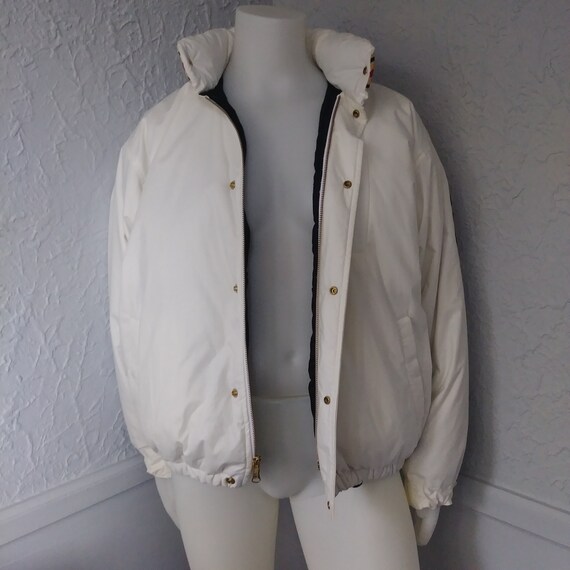 Vintage Ralph Lauren White Winter Coat - puffy do… - image 3