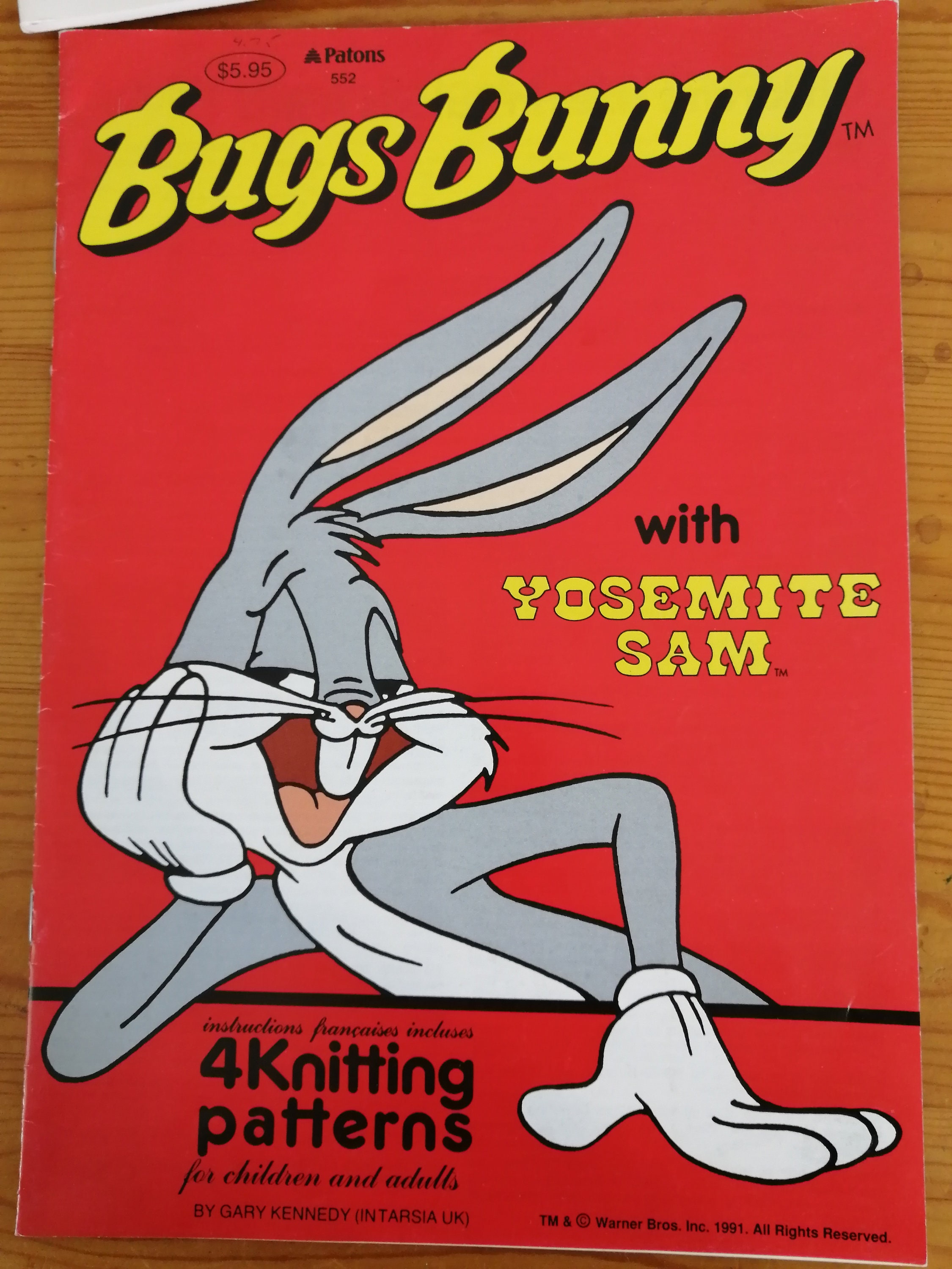 Vintage 90's Bugs Bunny y Yosemite Sam Knitting Patterns - Etsy España Vintage 90's Bugs Bunny y Yosemite Sam Knitting Patterns - Etsy España