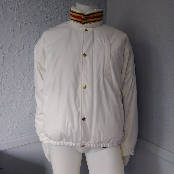 Vintage Ralph Lauren White Winter Coat - puffy do… - image 1