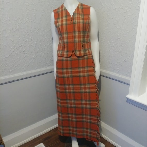 Vintage 2 piezas vestido conjunto chaleco y manta falda por - Etsy España Vintage 2 piezas vestido conjunto chaleco y manta falda por - Etsy España