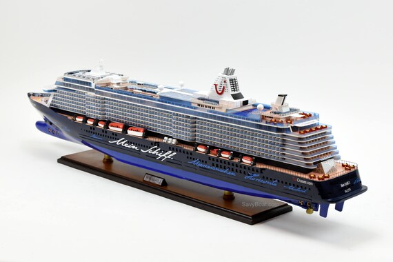 Mein Schiff 3 Cruise Ship Handmade Wooden Passenger Ship Model 44