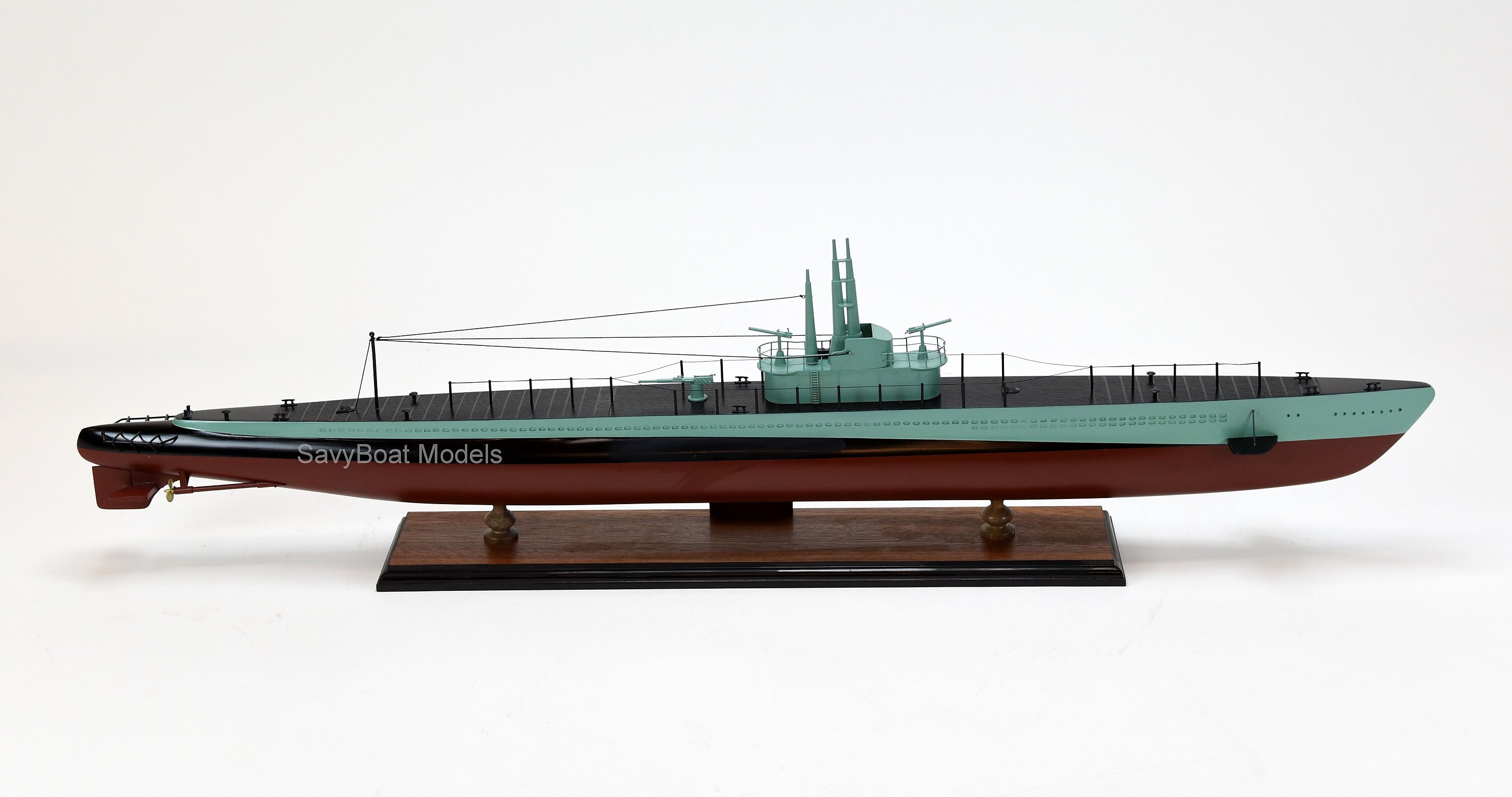 USS Balao BalaoClass Submarine Handmade Wooden Ship Model Etsy